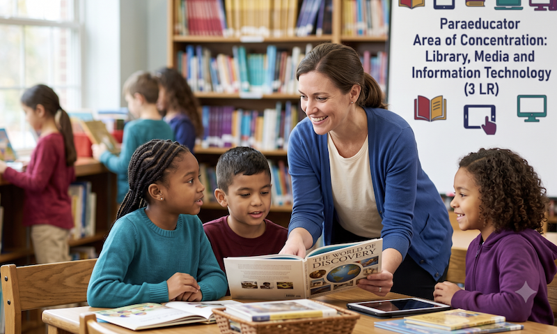 Paraeducator Area of Concentration: Library, Media and Information Technology (3 LR)